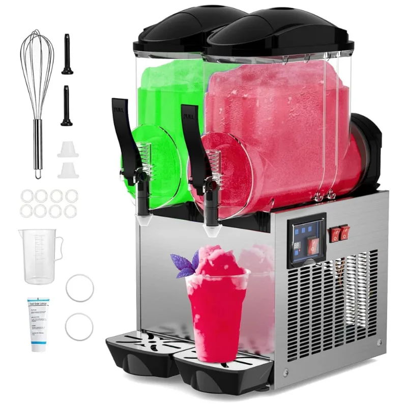 Máquina De Raspadinha Comercial 30 Litros, Pode Fazer Margaritas, Slushies E Bebidas Frias, 110v, Máquina De Bebidas Congeladas Profissional,lioncho.