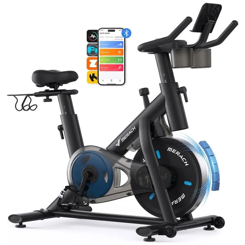 Bicicleta De Exercício. Bicicleta Estacionária Com Pasta De Freio Com Aplicativo Exclusivo. Biixa Biixa Roum Indoor