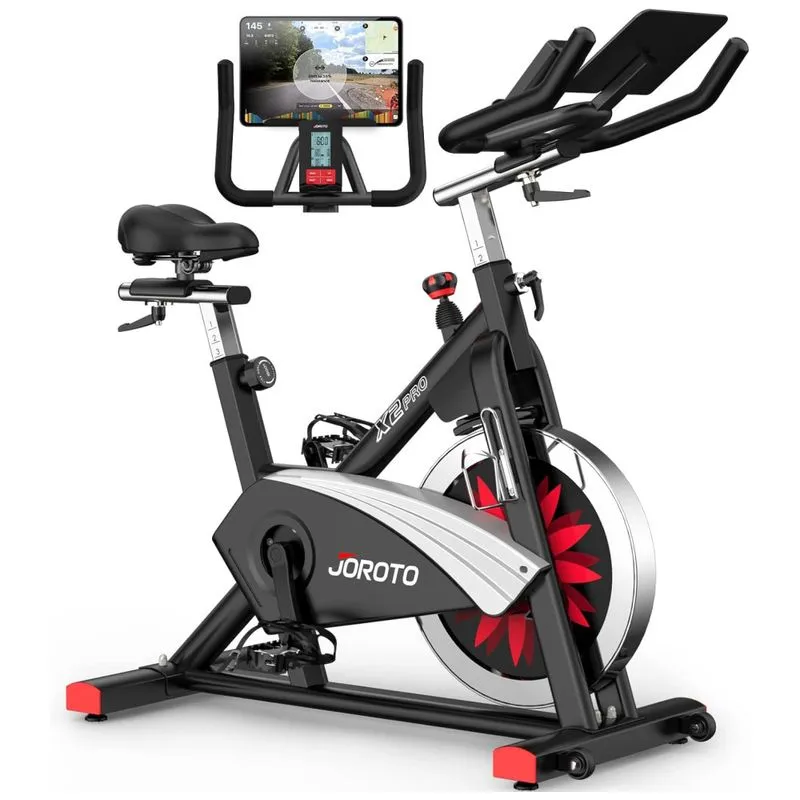 Bicicleta De Exercício X2 X2pro. X4s Bluetooth Tongentary Indoor Cycling Bike Com 100 Níveis Legíveis Resistência