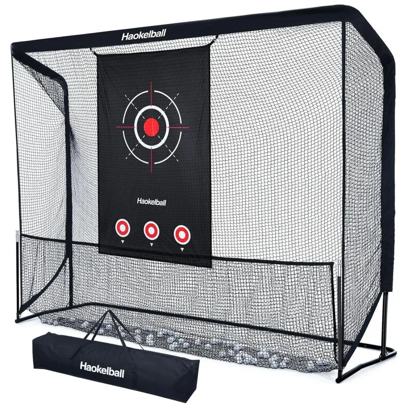 Rede De Treino De Golfe Com Alvo Para Uso Interno Ou Externo - Rede De Golfe Resistente 10x7,5ft Com Bolsa De Transporte,haokelball.