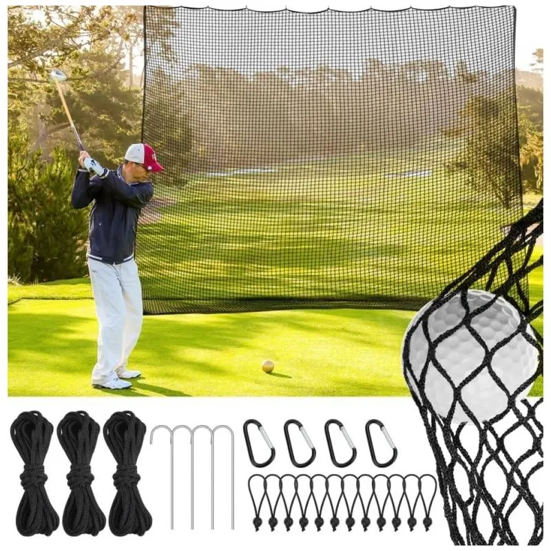 Rede Esportiva Multiuso Tbnumbi Para Golfe, Beisebol, Hóquei, Futebol 3 X 3m, 3 X 4,5m, 3 X 6m, 3 X 7,5m, 4,5 X 4,5m, 4,5 X 6m