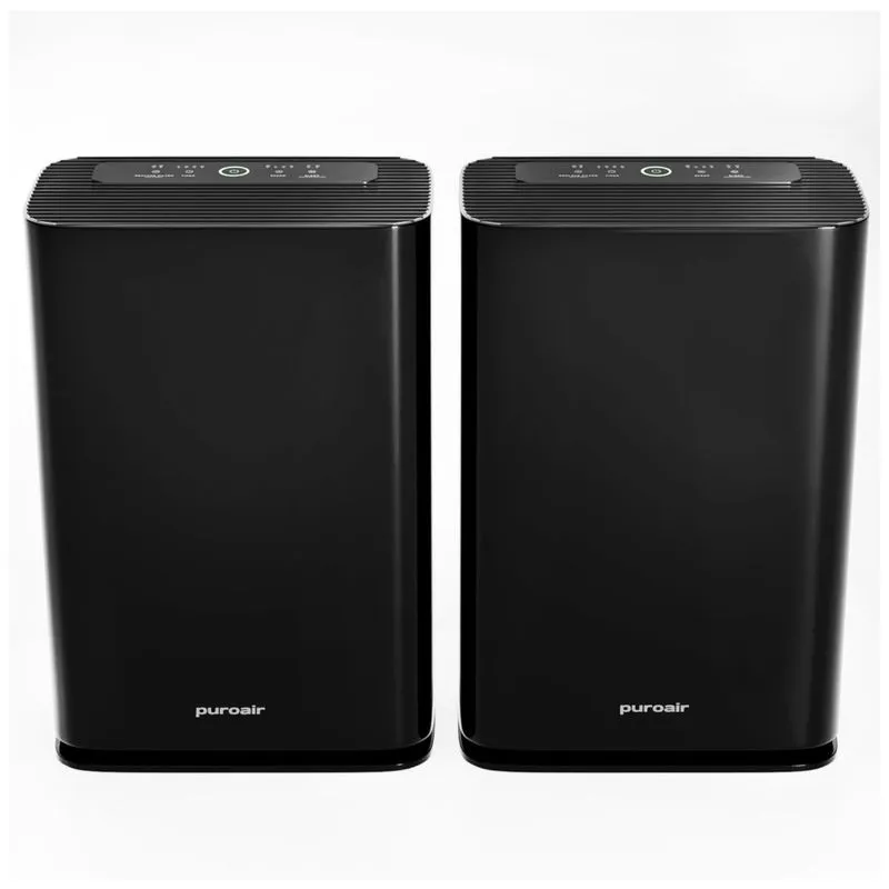 Purificador De Ar Puroair 400 Para Grandes Ambientes Residenciais - Filtra 99,9% De Poluentes Em Até 186 M² - Hepa E Filtro De Covs