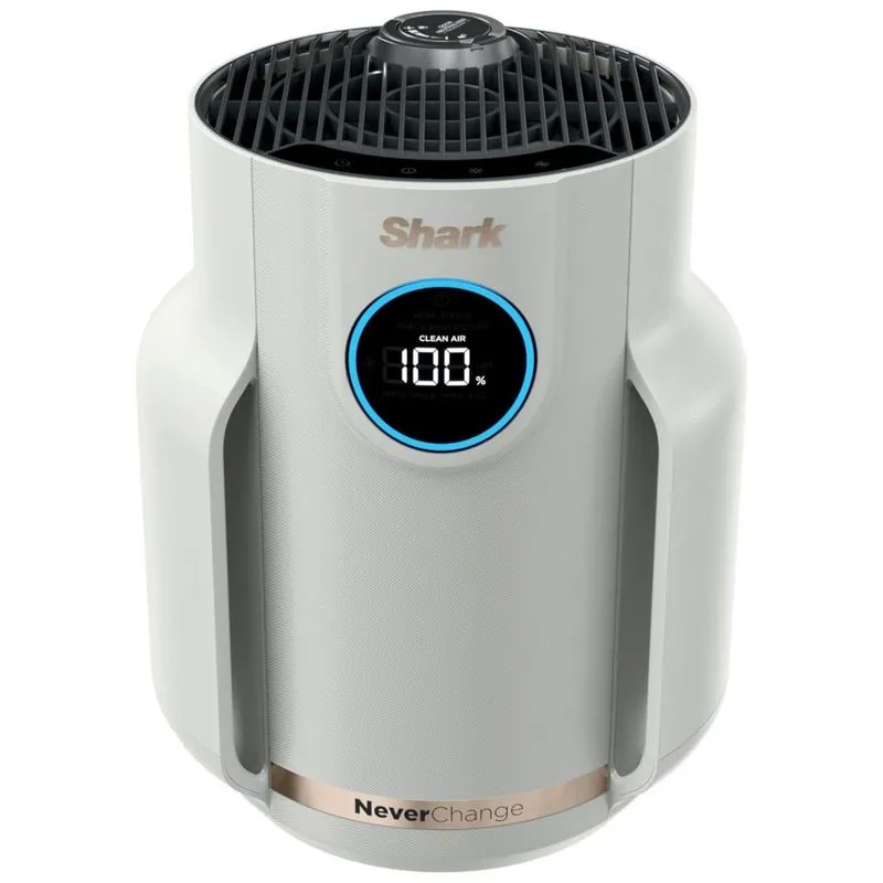 Purificador De Ar Shark N Change Compacto Pro, Filtro Hepa Duradouro, Contra Pelos De Animais, Poeira, Fumaça, Alérgenos, Até 23 Metros².