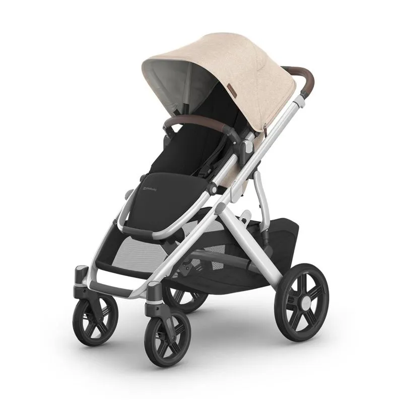 Carrinho De Bebê Uppababy Vista V3: Kit Completo Para Passeio Com Bebês - Assento Duplo, Proteção Contra Insetos, Capa De Chuva E Mais