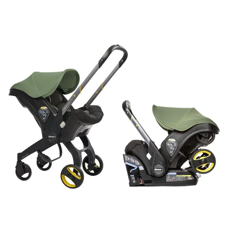 Carrinho De Bebê E Cadeirinha Doona, Sistema De Viagem All-in-one Verde Deserto