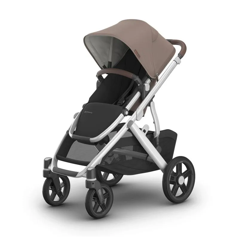 Carrinho De Bebê Uppababy Vista V3 - Kit Família Com Assento Duplo, Acessórios E Proteção Completa Para Passeios Confortáveis