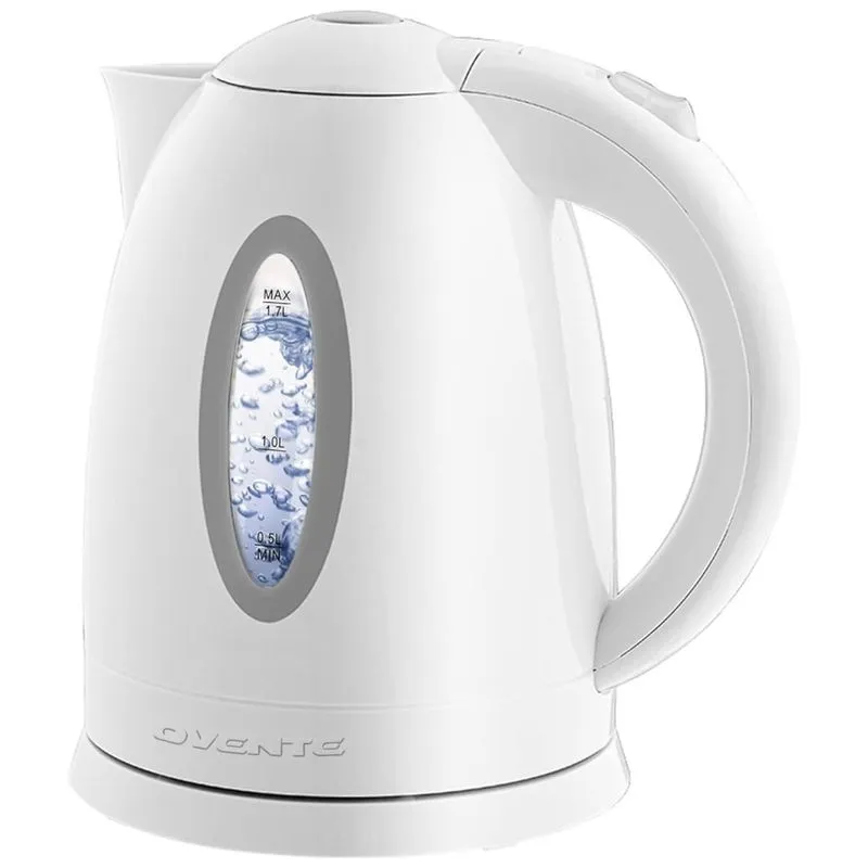 Chaleira Elétrica Ovente, 1,7 Litros - Água Quente Instantânea Para Café Ou Chá, Livre De Bpa, Desligamento Automático E Segurança Contra