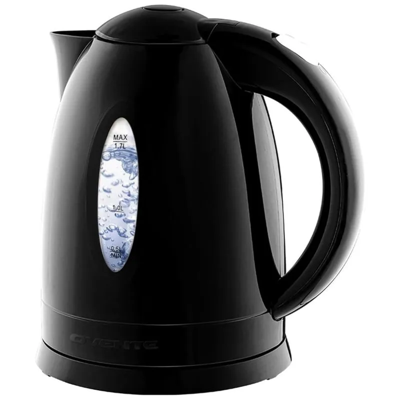 Chaleira Elétrica Ovente, 1,7 Litros: Fervura Rápida Para Café Ou Chá, Livre De Bpa, Medidor De Água, Desligamento Automático, Proteção Contra Fervura