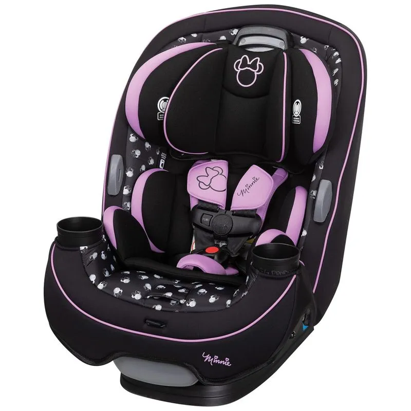 Cadeirinha De Carro Conversível Disney, Crescimento 3 Em 1 De Bebê A Criança Grande, Minnie Noturna