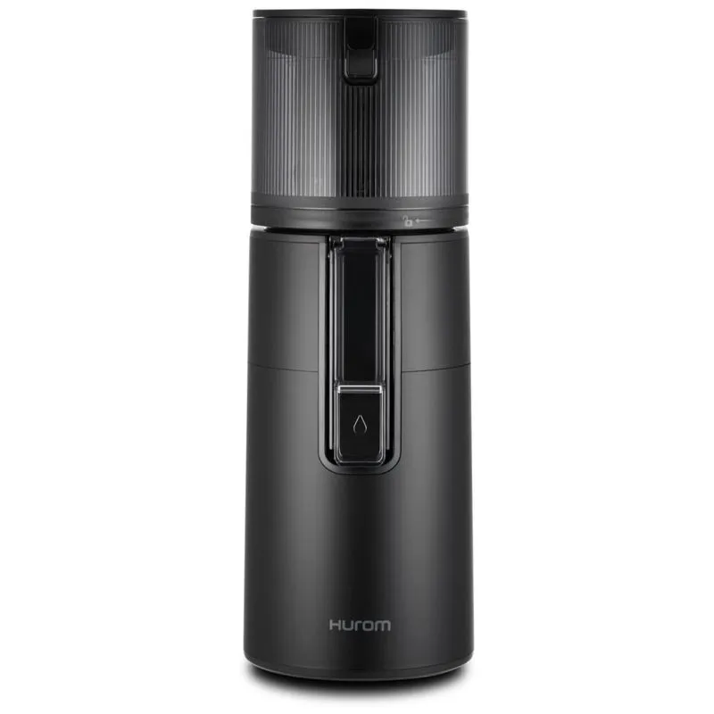 Extrator De Sucos Hurom H400 Easy Clean, Preto Fosco - Alta Performance, Livre De Bpa, Limpeza Sem Esforço