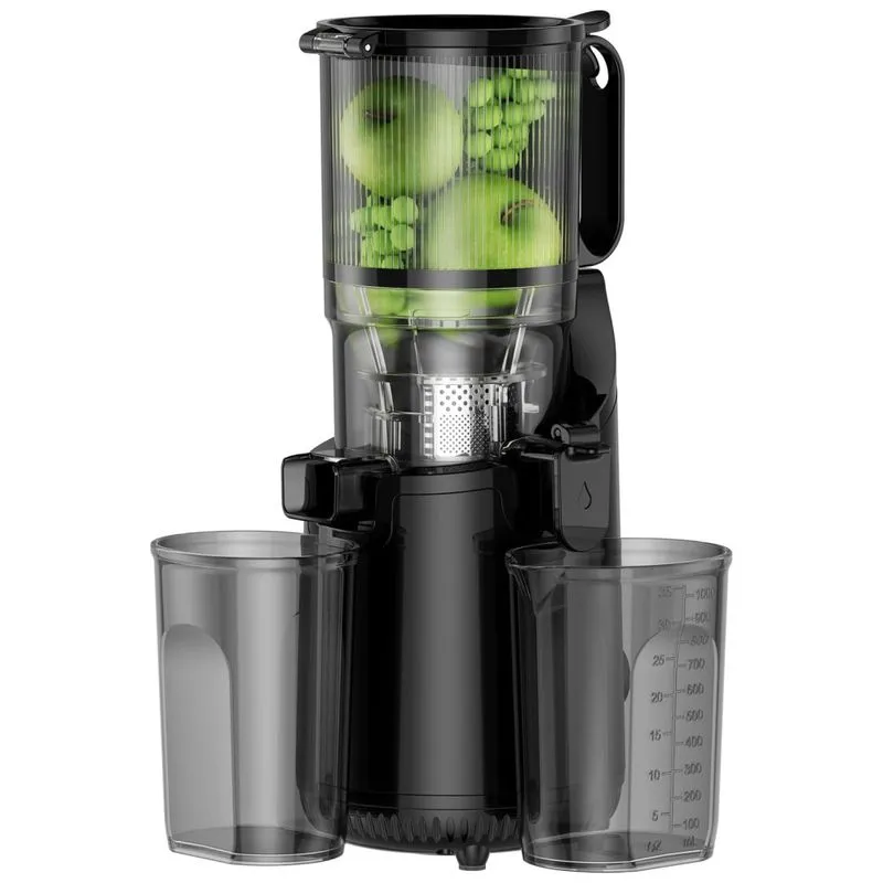 Extrator De Suco A Frio Amumu, Máquina De Mastigação Lenta Com Boca De Alimentação Extra Grande De 13,7cm Para Frutas E Vegetais Inteiros, Fácil