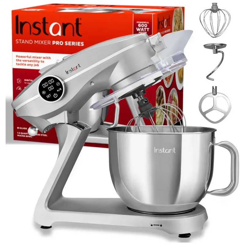 Batedeira De Bancada Instant Pot Pro, 600w, 10 Velocidades, Tigela Inox 7,4l, Dos Criadores Do Instant Pot, Fácil De Usar