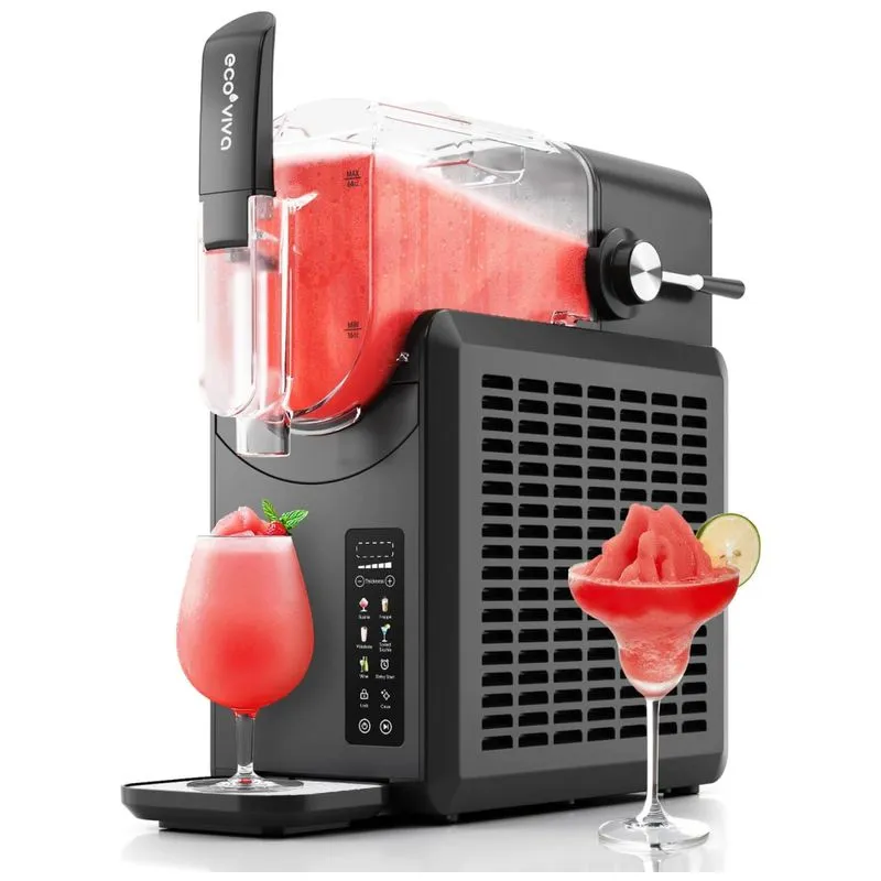 Máquina De Frozen Ecoviva 2,6 Litros Colorscreen, Ideal Para Bebidas Geladas, Congelamento Rápido, Sem Gelo, 500w, Fabricante Profissional.
