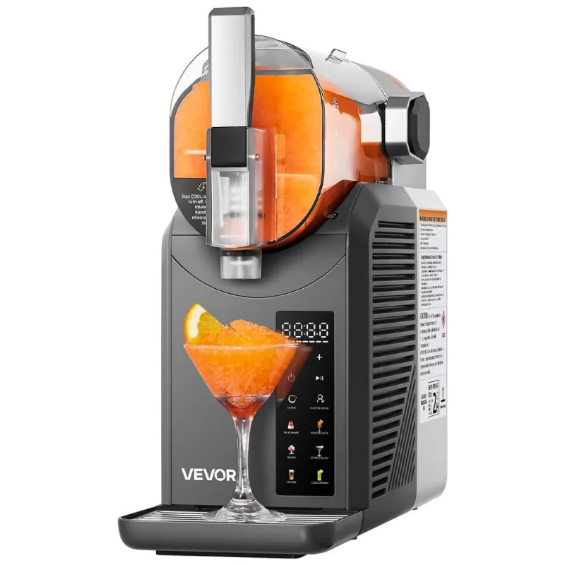 Preparador De Bebidas Geladas Vevor 2l68oz Sem Gelo, 6 Programas, Autolimpeza - Ideal Para Margaritas Em Casa