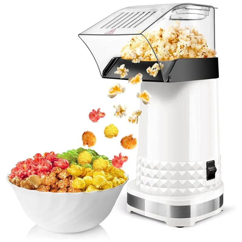 Pipoqueira Mikosoru 1200w: Sem Óleo, Livre De Bpa, Certificado Etl, Sabores Personalizados E Alta Taxa De Estouro - Ideal Para Pipocas Crocantes