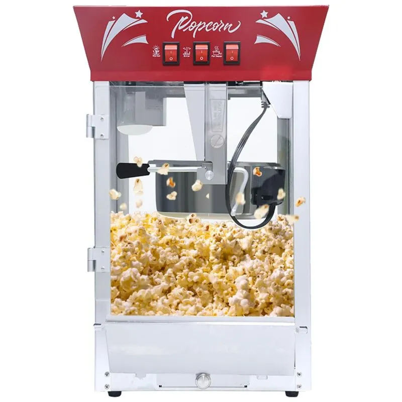 Máquina De Pipoca Comercial De 340g, 850w - Vermelha