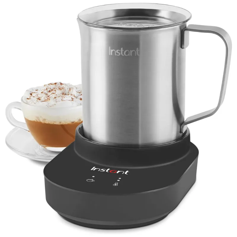 Espumador De Leite Elétrico Instantâneo 9 Em 1: 500ml, Aço Inox, Quente/frio P/ Lattes, Cappuccinos E Mais - Instant Pot Instant Magic Froth