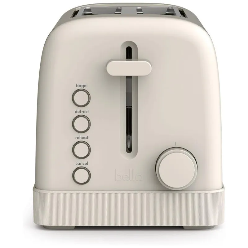 Torradeira Bella 2 Fatias, Controle De Tostagem Com 6 Níveis, Funções Reaquecer, Cancelar, Descongelar, Bandeja Removível - 1200w