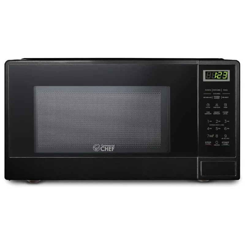 Forno De Micro-ondas Commercial Chef 31 Litros Com 10 Níveis De Potência - Compacto E Potente De 1000w, Timer, Trava De Porta E Controles