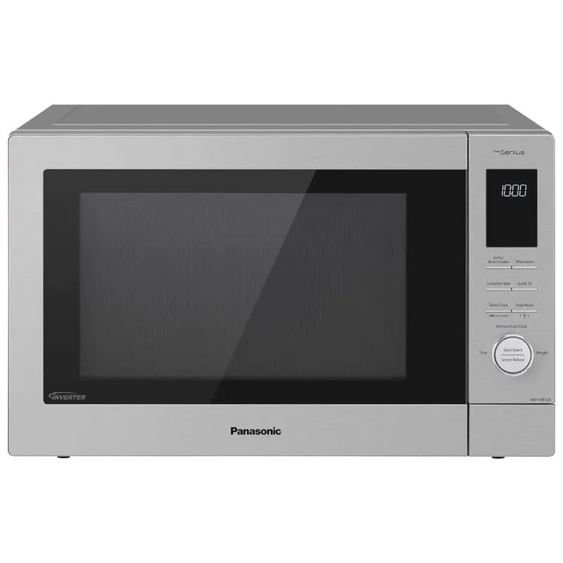 Forno Micro-ondas Panasonic Nncv87qs De Bancada, Aço Inoxidável