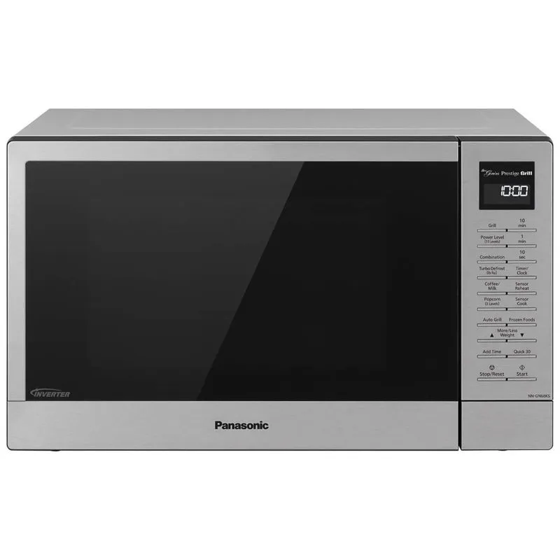 Forno Micro-ondas Panasonic 2 Em 1 Com Grill Flashxpress, Inverter E Sensor Genius, 1000w, 34 Litros