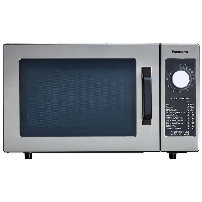 Forno De Micro-ondas Profissional Compacto Panasonic Ne1025f Com Temporizador Eletrônico De 6 Min, Potência 1000w, Alimentação Inferior