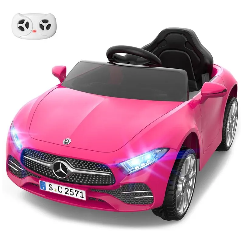 Mini Carro Elétrico 12v C/ Controle Remoto, Bluetooth E Música - 5km/h - Presente Ideal P/ Crianças - Diversão Garantida!