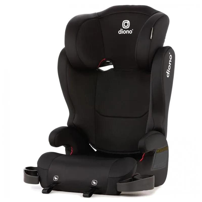 Cadeira de Elevação Diono Cambria 2 XL - Conectores Duplos LATCH, 2 em 1, Espaço para Crescer, 8 Anos de Segurança, Preto