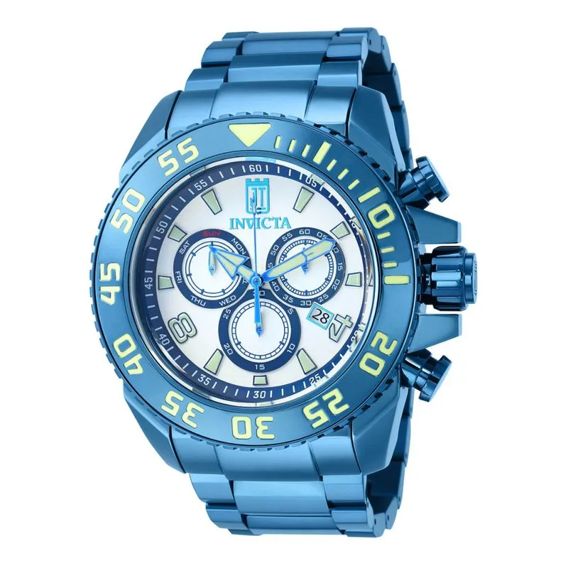1 Edição Limitada Relógio Masculino Jason Taylor, Invicta 38053 N1, Azul