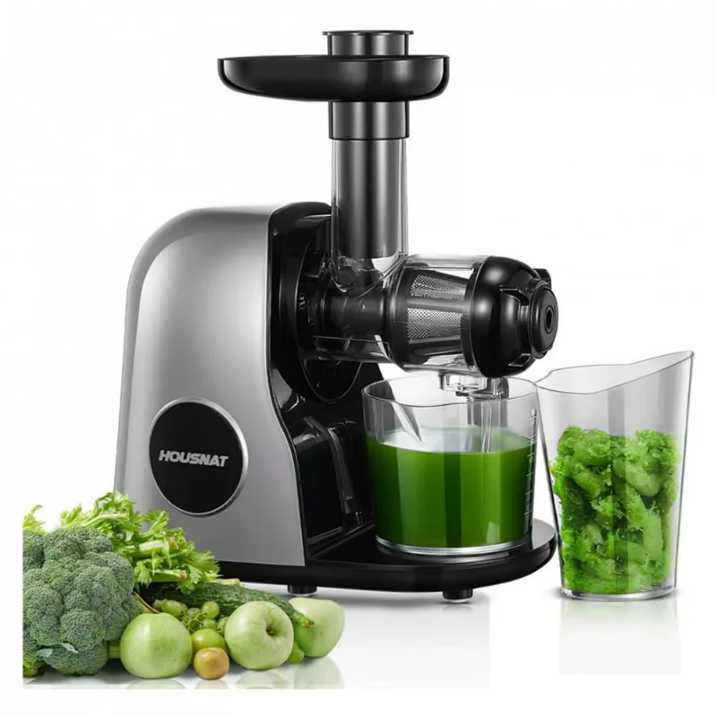 Centrífuga de Frutas HOUSNAT com Motor Silencioso e Fácil Limpeza 110V Cinza