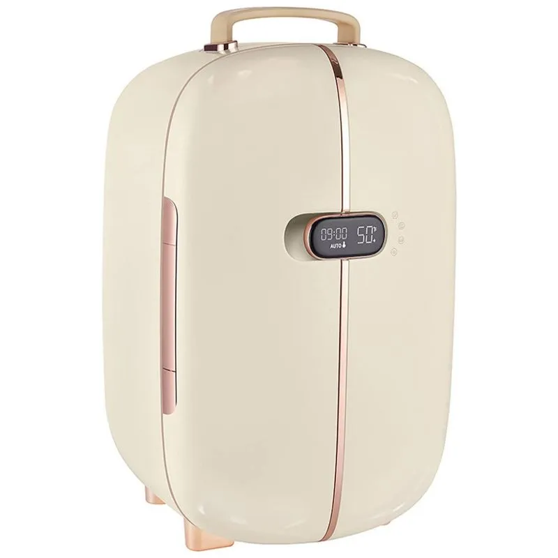 Iker Mini Geladeira Para Skincare 12 Litros Portatil, 110v, 12v, Rosa