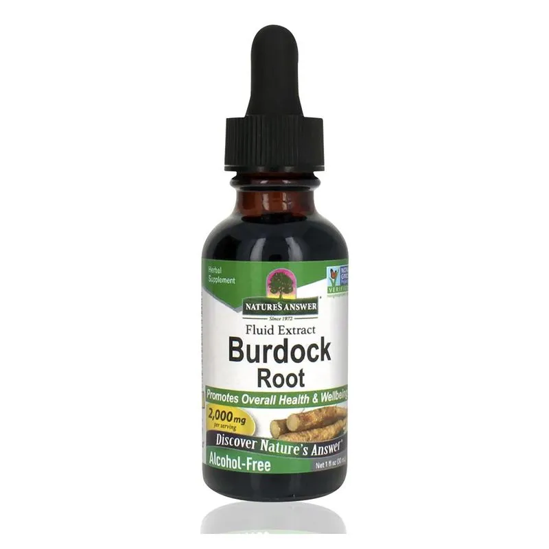 Suplemento Natures Answer Burdock Root Af 60ml 2000mg