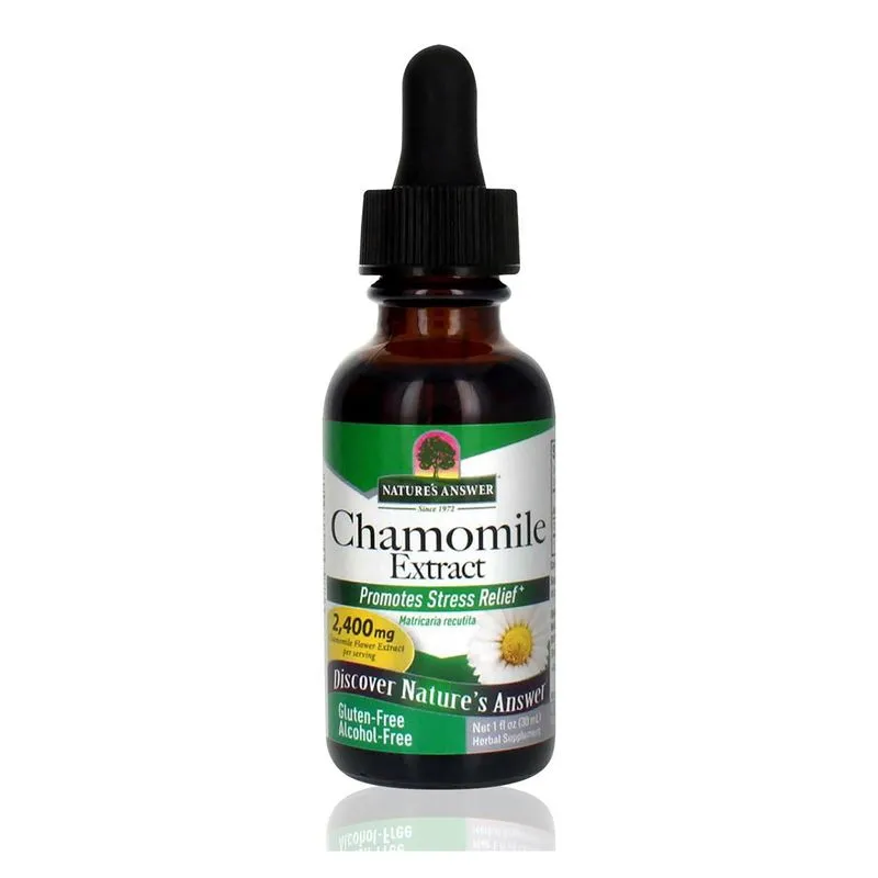 Suplemento Natures Answer Extrato De Camomila Af 2400mg 30ml