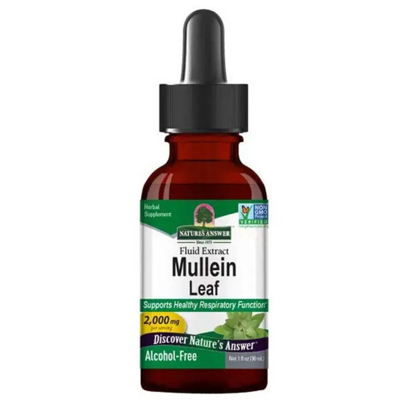 Folha De Verbasco Sem Álcool, 1 Oz Pela Resposta Da Natureza