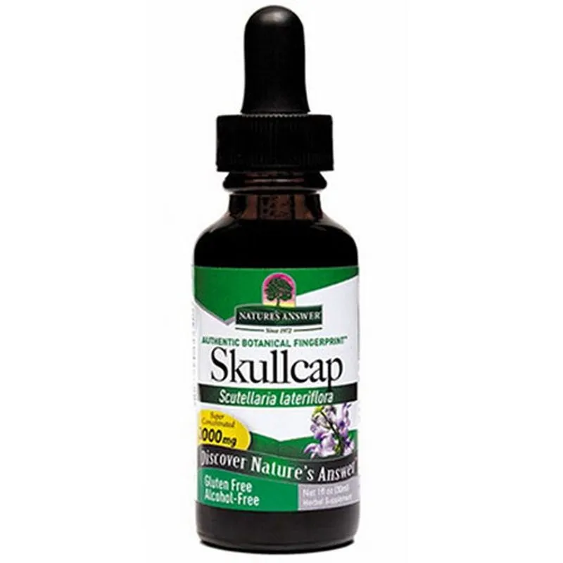 Extrato Sem Álcool De Ervas Skullcap 1 Fl Oz By Nature's