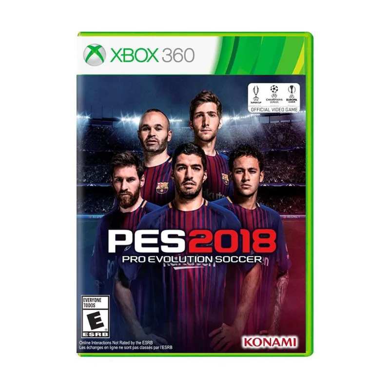 Jogo Novo Mídia Física Raridade Pes 2018 Para Xbox 360