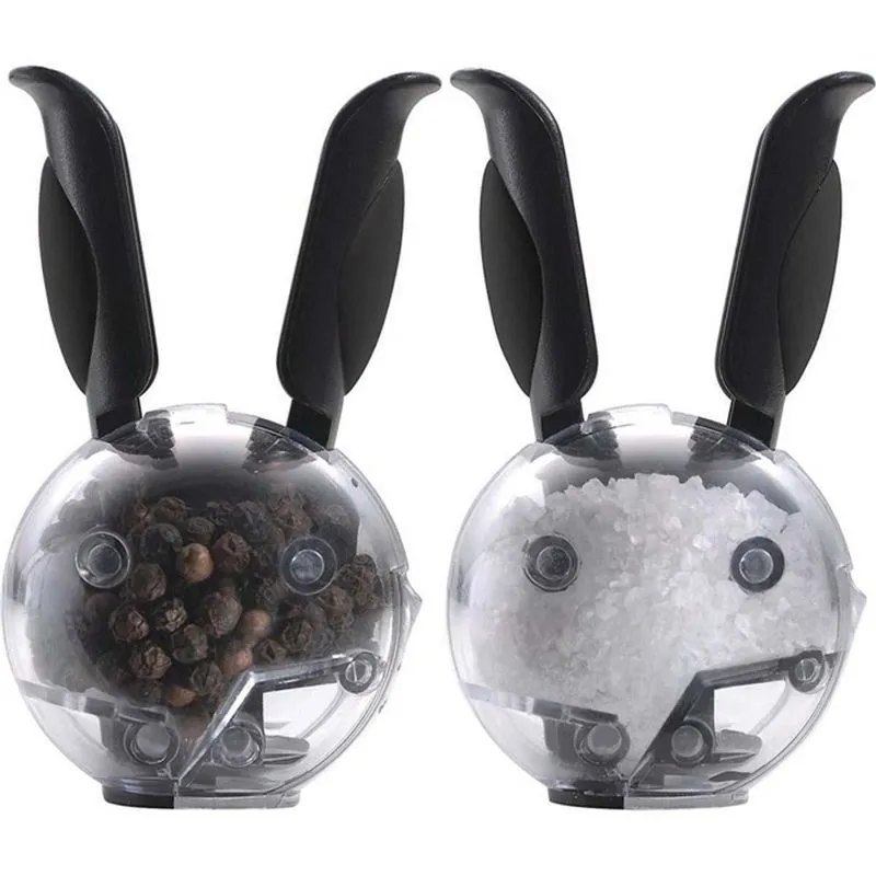 Conjunto De Mini Moedores De Sal Pimenta Bola Com Imã Chefn