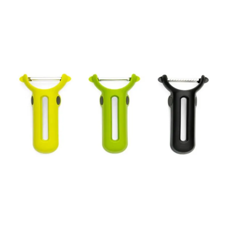 Kit 3 Descascadores Corte Serrilhado Liso Julienne Chef'n