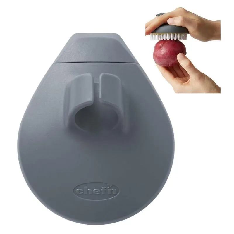 Escova Lavar Legumes Batatas ergonômica PalmBrush Chef'n
