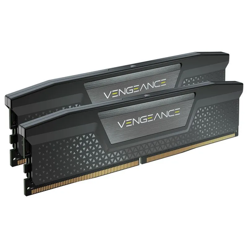 Memória DDR5 - 32GB (2x16GB) / 6.400MHz Corsair Vengeance Black - CMK32GX5M2B6400C32