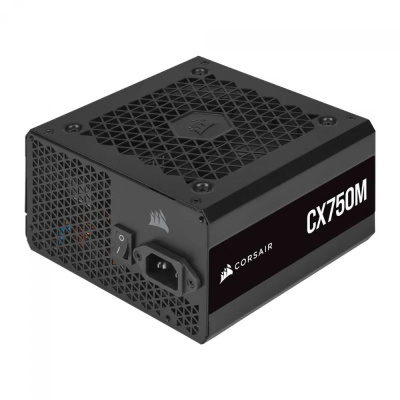 Fonte Corsair CX750M - 750W, 80 Plus Bronze, Semi-modular, Preto - CP-9020222-BR