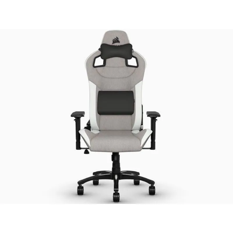 Cadeira Gamer Corsair Reclinável T3 Rush Cinza E Branco