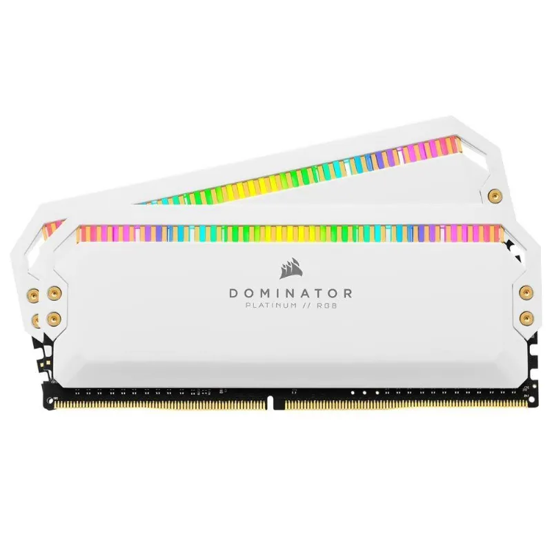 Memória Ram Corsair Dominator Platinum Ddr4 16gb (2x8gb) 4000mhz Rgb - Branco (cmt16gx4m2k4000c19w)