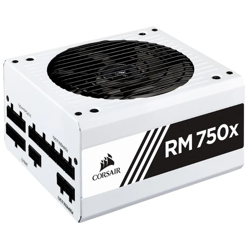 Fonte Corsair RM750 - 750W, 80 Plus Gold, Modular, Branco - CP-9020231-WW