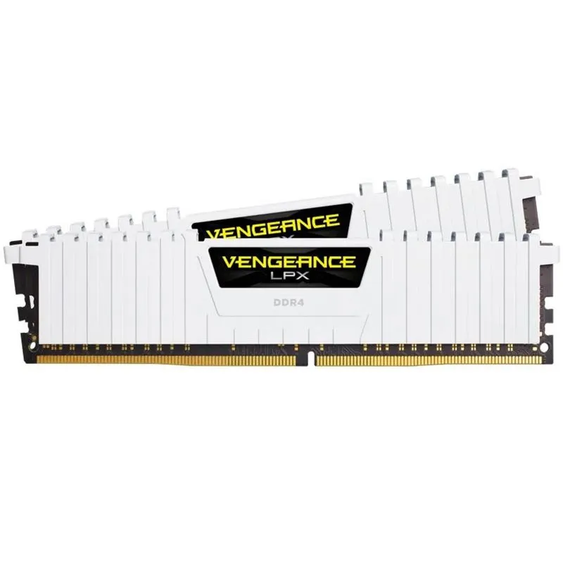 Memória DDR4 - 32GB (2x 16GB) / 3.200MHz - Corsair Vengeance LPX White - CMK32GX4M2E3200C16W (Branca)