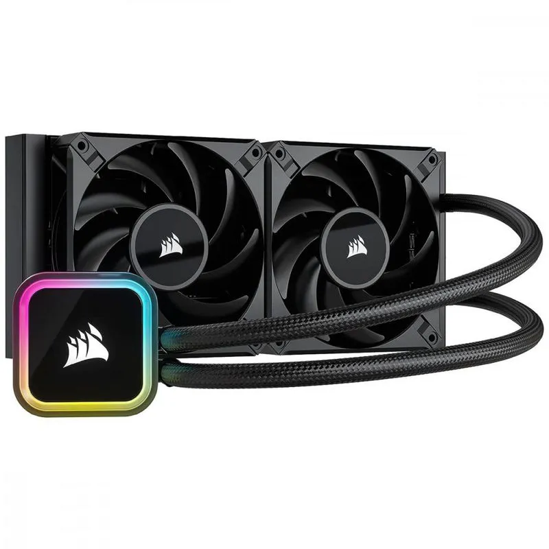 Water Cooler Corsair Icue H100i Rgb Elite 240mm Rgb Preto
