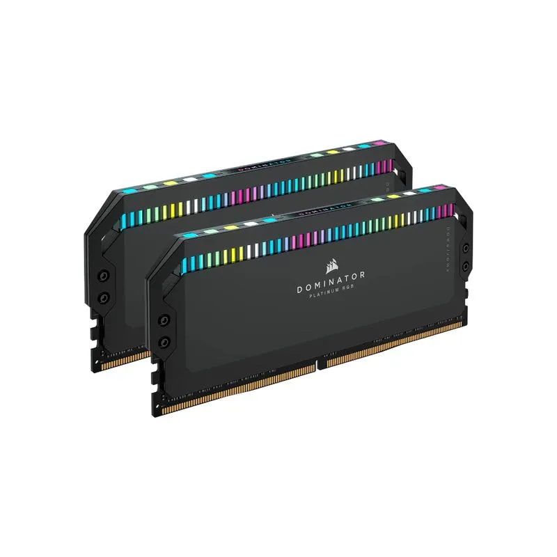 Memória DDR5 - 32GB (2x16GB) / 5.200MHz Corsair DOMINATOR PLATINUM RGB Black - CMT32GX5M2B5200C40