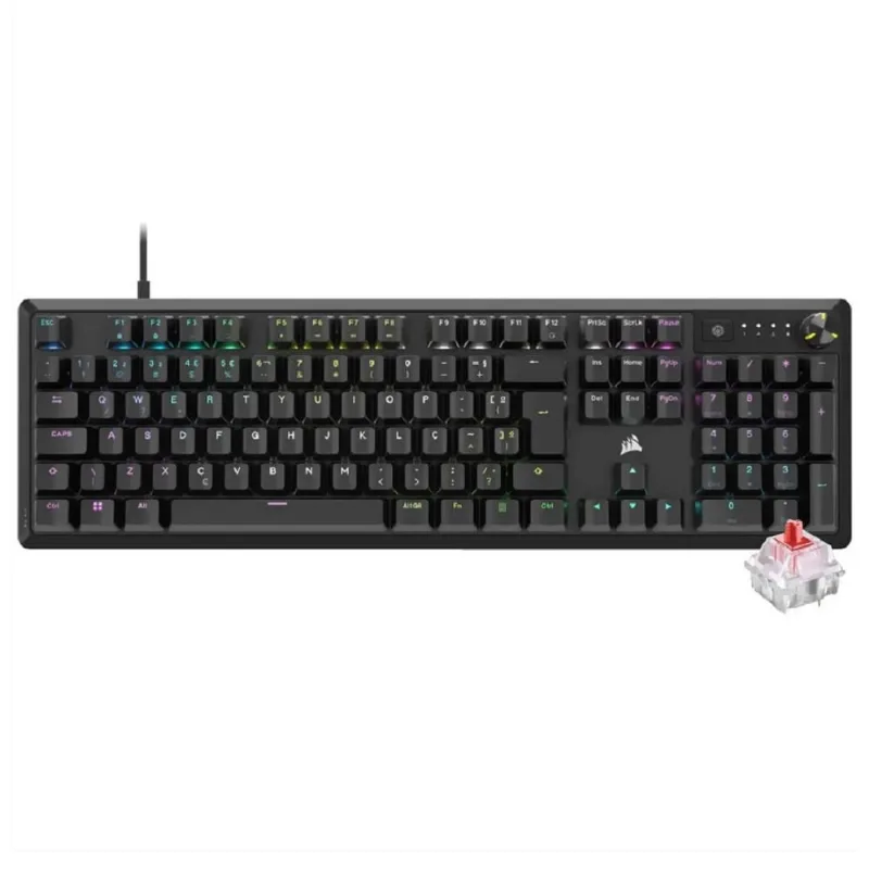 Teclado Mecânico Corsair K70 Core rgb mlx red CH-910971E-BR