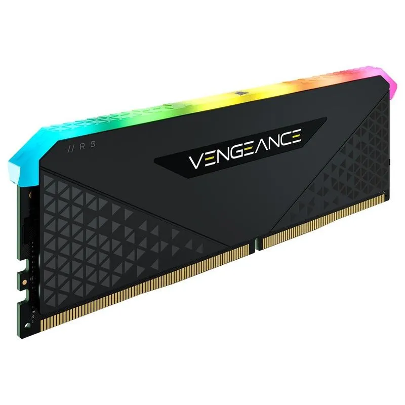 Memória DDR4 - 16GB (1x 16GB) / 3.600MHz - Corsair Vengeance RGB RS - CMG16GX4M1D3600C18