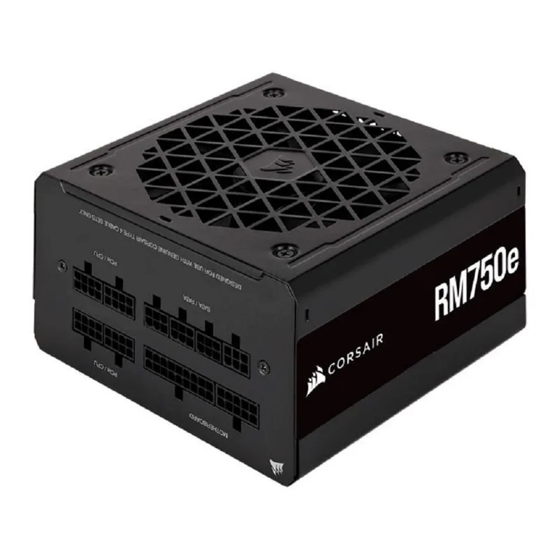 Fonte Corsair Rm750e 750W Full Modular 80 Plus Gold Pcie 5.0 Preto - Cp-9020262-BR